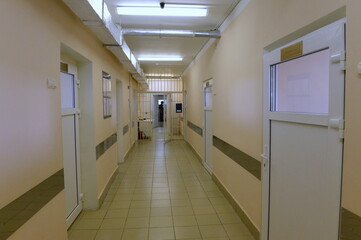 The corridor of the prison hospital in the Tver region