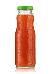 glass bottle with juice