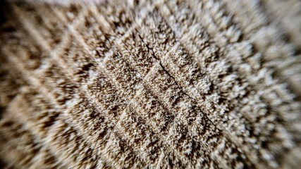 close up of knitted wool