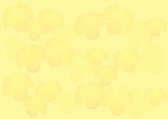 黄色く色づいた秋のブドウの葉の背景