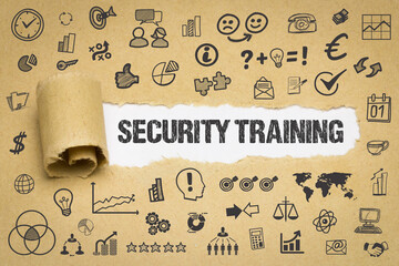 Security Training - obrazy, fototapety, plakaty