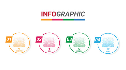 Graphic abstract element, Business data visualization. Process chart. a diagram with steps, options, sections or processes. Vector business template for presentations. Creative concept for infographic