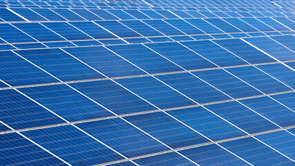 close up of solar panels