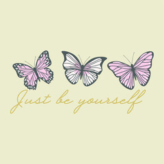 butterflies and flowers