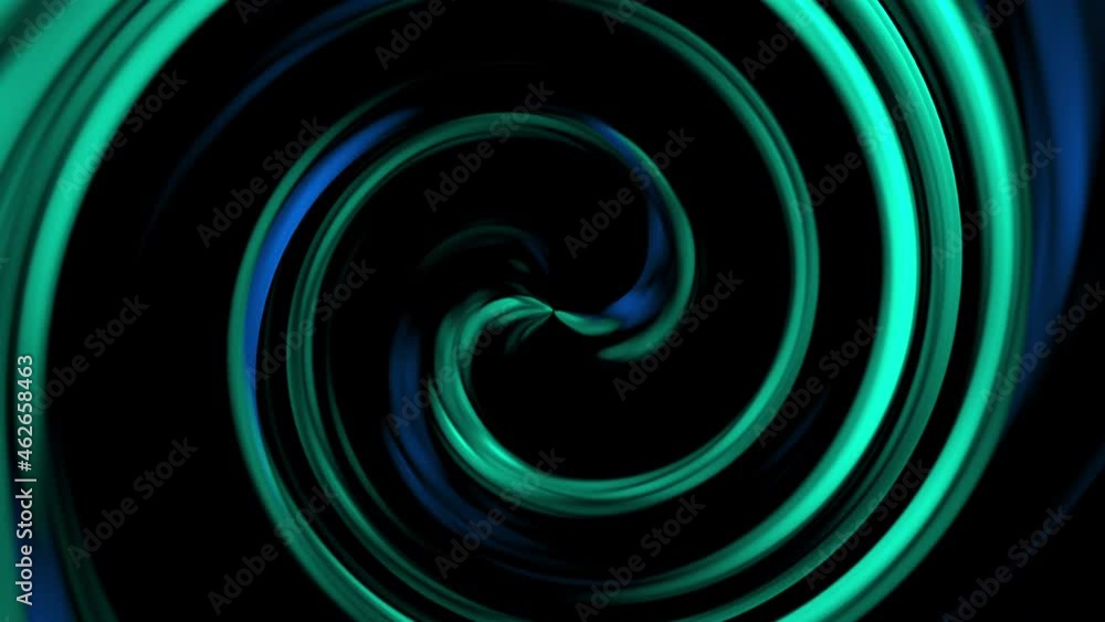 Poster abstract 3d render swirl with twisting lines in constant rotation effect. ring energy sucks in spati