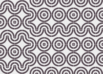 Abstract Geometric Pattern generative computational art illustration