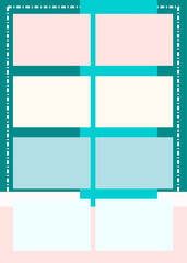 Simple flyer cover brochure background for business