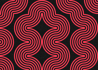 Abstract Geometric Pattern generative computational art illustration