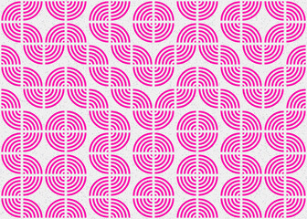 Abstract Geometric Pattern generative computational art illustration