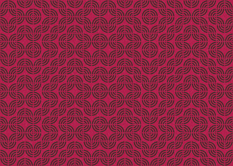 Abstract Geometric Pattern generative computational art illustration