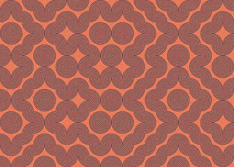Abstract Geometric Pattern generative computational art illustration