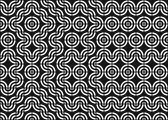 Fototapeta premium Abstract Geometric Pattern generative computational art illustration
