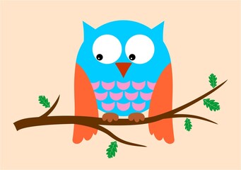 Cartoon owl