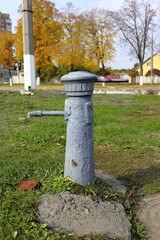 old water pump in town