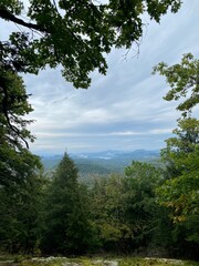 Obraz premium Fog over the mountains 