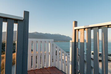 Golden sunset over Kaikoura Peninsula Walkway, Canterbury, New Zealand