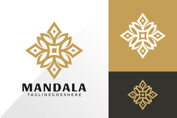 Luxury Mandala Logo Vector Design, Creative Logos Designs Concept for Template