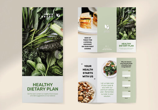 Dietary Program Brochure Template