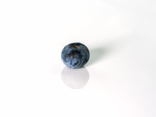 Blueberry on a white background. Blueberry on a white background. Full depth of field