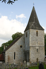Fototapeta na wymiar John Baptist church at Findon, Sussex, England