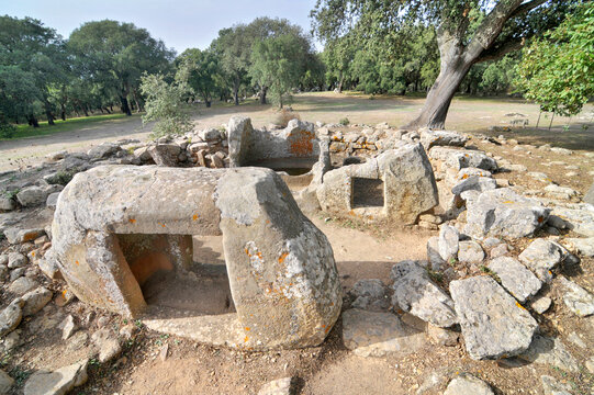 The Pranu Muttedu  -  one of the largest nuraghes in Sardinia.