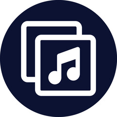 Music Isolated Vector icon which can easily modify or edit

