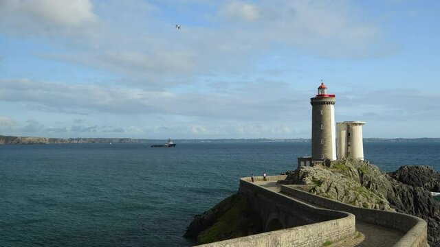 Lighthouse of Petit Minou in Brittany, France