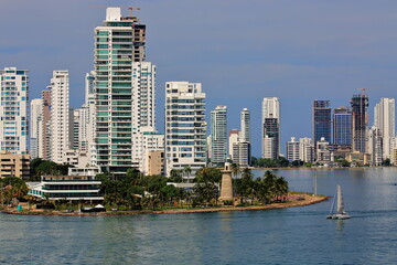 Cartagena Colombia skyline