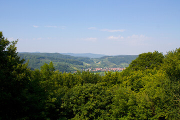 Fototapeta premium Burg Ludwigstein | Ausblick