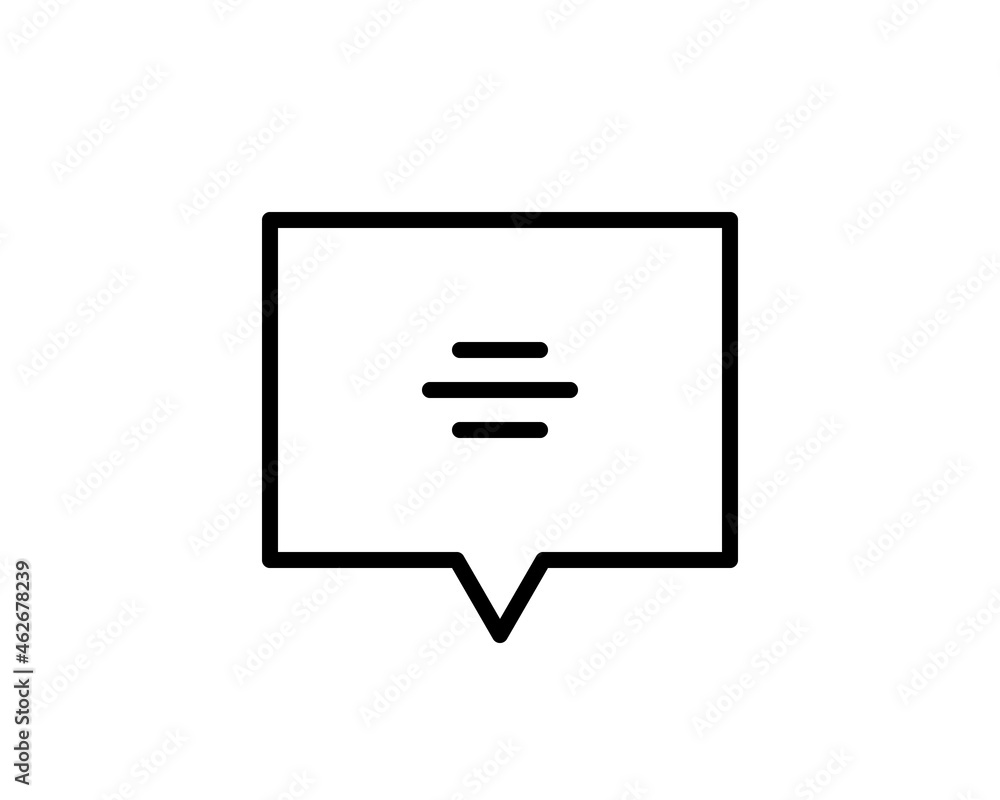 Poster speech bubbles icon flat icon. single high quality outline symbol of info for web design or mobile a