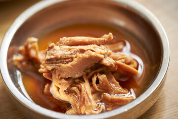 jangjorim, beef boiled down in soy sauce