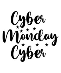 Obraz premium Cyber Monday svg bundle, Cyber Monday boss, Cyber Monday mom svg, Cyber Monday crew, Cyber Monday mission, shopaholic svg, Shopping shirt