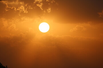 A beautiful view of Sun