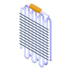 Net refrigerator repair icon isometric vector. Fridge appliance. Kitchen electrical