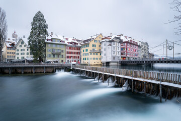Fototapeta na wymiar Luzern im Winter