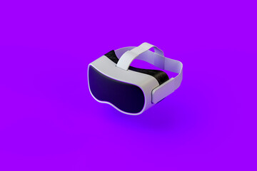 Wireless VR set. 3D illustration.