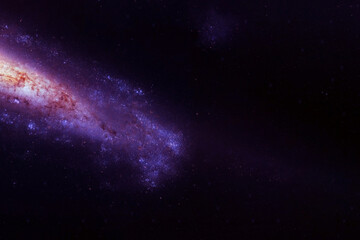 Naklejka na ściany i meble A beautiful galaxy. Elements of this image were furnished by NASA.