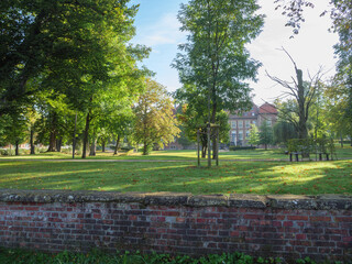 Herbst am Schloß Im Münsterland