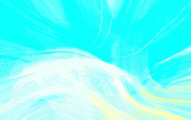 Image with a tone of light blue with yellow. Simplified minimalism. Large illustration ..