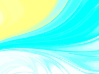 Image with a tone of light blue with yellow. Simplified minimalism. Large illustration ..