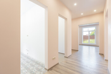 unfurnished house or apartment in bright colors