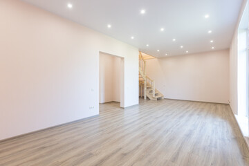 unfurnished house or apartment in bright colors