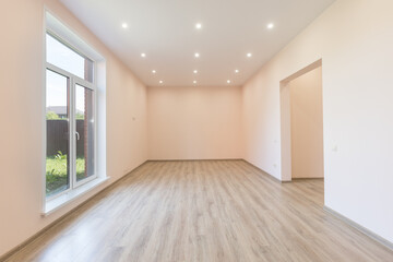 Fototapeta premium unfurnished house or apartment in bright colors