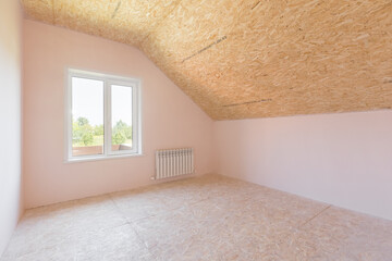 unfurnished house or apartment in bright colors