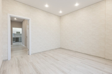 unfurnished house or apartment in bright colors