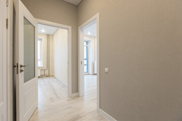 unfurnished house or apartment in bright colors