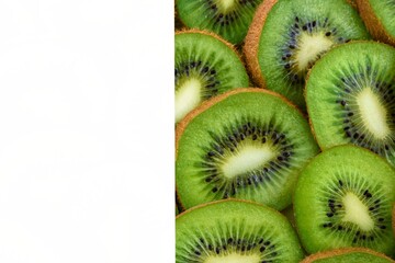 Delicious fresh kiwi total background.