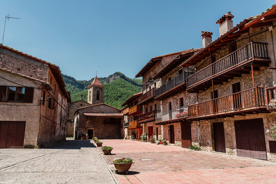 Village view, Garrotxa, Spain