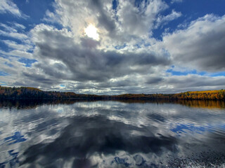 Lake reflections