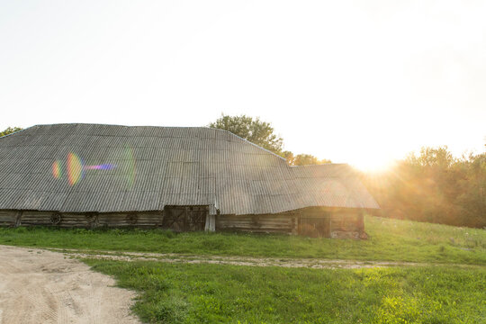 Countryside at sunset